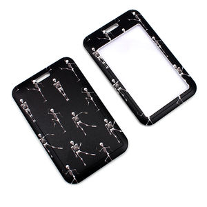 Titular de la tarjeta de PVC Vertical de alta calidad Personal de estudiantes Trabajadores Nombre Tarjeta de identificación Titular de la insignia - Product Image 2