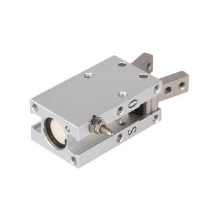 Cilindro de aire de cuerpo de aluminio, cilindro de dedo <span class=keywords><strong>paralelo</strong></span> Mini neumático, serie MHC 2, cilindro de acción simple/doble, <span class=keywords><strong>precio</strong></span> bajo - Product Image 2