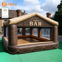 Ceyu Factory Vente en gros Bar et pub gonflables design cabane en bois pour événements intérieurs, salons professionnels, fêtes et location, taille personnalisée