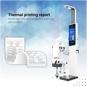 고급 19 인치 안드로이드 기계식 스케일 스틸 광고 건강 측정 스테이션 스마트 건강 검진 키오스크 OEM ODM - Product Image 6