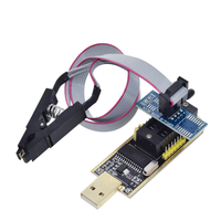 CH341 24 25 Series EEPROM Flash BIOS Módulo de programador USB SOIC8 SOP8 Clip de prueba para EEPROM 93CXX / 25CXX / 24CXX Testing