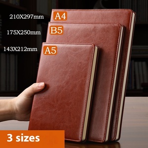 Agenda in Pelle A5 con Copertina Rigida Personalizzabile, Rilegatura a Filo per Lavoro, Ufficio, Servizi Pubblici, Riunioni, Logo Personalizzato 2026 - Product Image 2