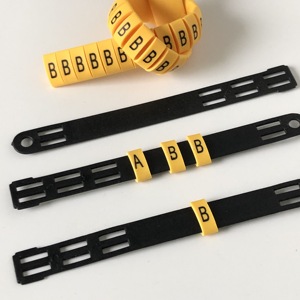 Color negro 100 unids/bolsa tira <span class=keywords><strong>de</strong></span> marcador <span class=keywords><strong>de</strong></span> <span class=keywords><strong>cable</strong></span> <span class=keywords><strong>de</strong></span> plástico 10x65mm - Product Image 5