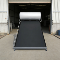 Chauffe-eau solaire électrique haute efficacité à plaques plates pressurisées 200L avec échangeur de chaleur enveloppé en porcelaine pour extérieur et garage