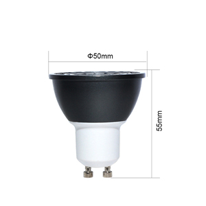 GU10 หลอดไฟสปอตไลท์ LED 5W หรี่แสงได้ ตัวเรือนอะลูมิเนียม ประหยัดพลังงาน หลอดไฟ LED สำหรับตกแต่งภายในบ้าน แสงสว่างเชิงพาณิชย์ - Product Image 1
