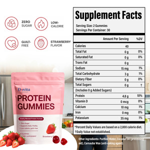 Gomitas de Proteína para Niños Hechas en EE. UU., OEM ODM, 8g de Proteína de Suero, Calcio, Vitamina D, BCAA, para el Crecimiento Óseo, el Cerebro, el Sistema Inmunológico y la Energía, Sin Azúcar, Sin OMG - Product Image 2