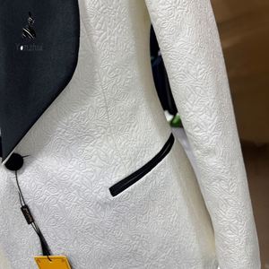 <span class=keywords><strong>Completo</strong></span> da <span class=keywords><strong>Uomo</strong></span> YZ Jacquard 3 Pezzi per Cerimonie e Banchetti, Set Giacca, <span class=keywords><strong>Gilet</strong></span> e Pantaloni - Product Image 4