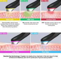 Lancement du Nouveau Modèle 2025 : Appareil Anti-Rides Micro-Courant Facial ABS pour un Lifting et un Raffermissement de la Peau, Effet Peau de Verre, pour la Régénération Cutanée