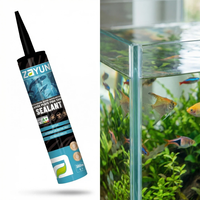 Promotion : Mastic silicone transparent à séchage rapide, résistant aux acides, imperméable et aux intempéries, colle pour aquariums et emballages.