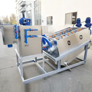 Máquina De Desidratação De Lodo Screw Press Para Tratamento De Águas Residuais
