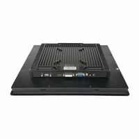 15 pulgadas TFT 1024*768 pantalla LCD panel frontal IP65 montaje en pared impermeable monitor táctil capacitivo industrial