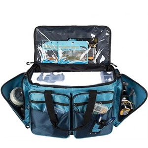 Sac de pêche extra large BSCI, résistant à l'eau salée, imperméable, pour 8 boîtes à pêche 3700, moulé rigide. - Product Image 3