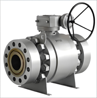 Vanne à boisseau sphérique OEM haute température métal sur métal A105 ASTM A182 F11/F22 A350 LF2
