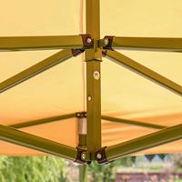 Tente de salon professionnelle pop-up 10x10 personnalisée, avec structure en acier thermolaqué, imperméable, pour exposition extérieure et événements sportifs, haute qualité