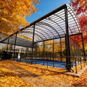 Cancha de Tenis de Tamaño Reglamentario, Directo de Fábrica, Modelo Shuangzhu <span class=keywords><strong>Padel</strong></span>, Diseño Panorámico, Acero Ajustable de Alta Calidad y Durabilidad - Product Image 3