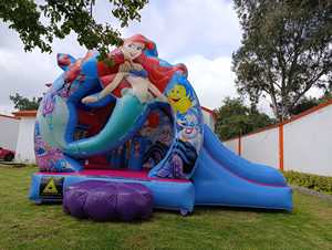 Sirène gonflable <span class=keywords><strong>monde</strong></span> sous-marin sautant château plein d'entrain <span class=keywords><strong>maison</strong></span> <span class=keywords><strong>de</strong></span> rebond combinée avec toboggan à vendre - Product Image 4