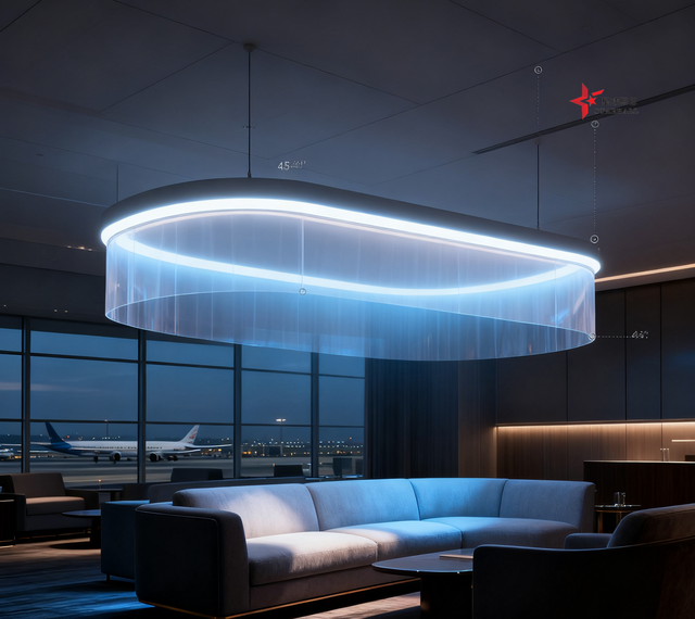 Office LED Lights Fast Linear Splicing High Brightness Energy Saving Wear-Resistant 4100K 3500K Color Temp 5 Year Warranty 90