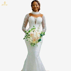 S6527F nouvelle grande taille <span class=keywords><strong>robe</strong></span> à épaules dénudées <span class=keywords><strong>pour</strong></span> femmes Style Vintage <span class=keywords><strong>avec</strong></span> décoration en dentelle élégant cadeau <span class=keywords><strong>de</strong></span> mariage voile <span class=keywords><strong>jupon</strong></span> - Product Image 1