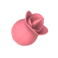 Rosen-Zungen-Leck- und Saugvibrator, Nippel-G-Punkt-Klitoris-Stimulator, 10-Frequenz Saugvibrator, Sexspielzeug für Frauen
