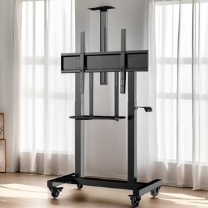 110-230V <span class=keywords><strong>55</strong></span>-120 <span class=keywords><strong>pouces</strong></span> ascenseur de télévision automatisé VESA 900*600mm supports <span class=keywords><strong>TV</strong></span> chariots télécommande rabattable support de télévision intelligent - Product Image 1