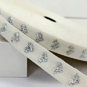 New Arrival Sweet 1.6cm Heart Jacquard Ribbon for Valentine's Day <b>Chocolate</b> <b>Box</b> & Treat Bag Ties 50 Yards/Roll - Product Image 6