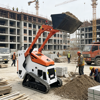 PENGIRIMAN GRATIS Murah CE/EPA Loader Kebun Mini Baru Ukuran Kecil Dengan Bucket Trencher Rotary Plow