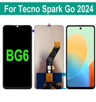 Pantalla LCD para Teléfono Tecno Pop 8, Pantalla LCD para Teléfono Móvil BG6, Pantalla LCD para Spark Go 2024