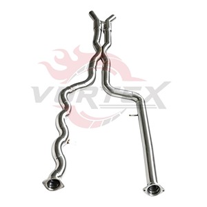 Tubo Intermedio de Acero Inoxidable Vortex de Igual Longitud para BMW M3 M4 G80 G82 G81 S58 Performance X Pipe Exhaust - Product Image 3