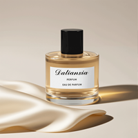 Vente en gros de flacons de parfum ronds de luxe de 30ml 50ml 100ml flacons de parfum en verre vide transparent de haute qualité avec emballage en boîte