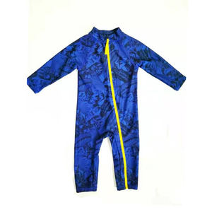 Maillot de bain une pièce Rashguard pour garçons, manches longues, Protection contre le soleil UV, fermeture éclair, vêtements de <span class=keywords><strong>Surf</strong></span>, image pour enfants, tendance - Product Image 6