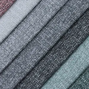 Upholstery Polyester sofa fabric Home Decor Wholesale Linen like Fabric for Sofa and furniture