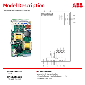 Tableau de commande de contacteur sous vide triphasé 3 pôles A-BB VSC 7 - 7,2 kV 400 A AC4, durée de vie mécanique 1 000 000 heures, tension de coupure 18 kA - Product Image 6