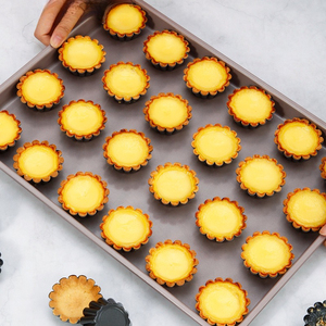 Stampi <span class=keywords><strong>per</strong></span> crostatine in acciaio al carbonio antiaderenti riutilizzabili <span class=keywords><strong>per</strong></span> dolci, pasticceria, dessert, cupcake, utensili da cucina - Product Image 5