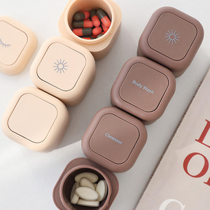 Caixa De Recarga De Viagem Magnética Skincare, Novo Produto Transfronteiriço, Conjunto De Cápsulas De Compartimento De Viagem Magnética Skincare 3-pack - Product Image 2