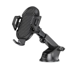 Qidian Strong Suction Cup Car Phone Mount Windshield Dashboard Adjustable Mobile Phone Holder