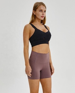 Commercio all'ingrosso di Yoga Pantaloncini <span class=keywords><strong>Da</strong></span> Ginnastica Collant Allenamento Tratto <span class=keywords><strong>Da</strong></span> Ginnastica di Compressione Ad Alta Vita di Controllo In Esecuzione di Fitness Breve per Le Donne - Product Image 6
