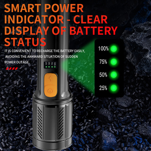 Đèn pin <span class=keywords><strong>LED</strong></span> công suất cao có thể sạc lại, hoạt động bằng pin, đèn pin mini COB khẩn cấp, tầm xa, mạnh nhất, sạc bằng phích cắm - Product Image 2