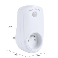 France Plug Switch Socket Pratique Smart 230V 10A Prise de courant électrique avec télécommande