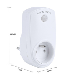 Pháp cắm chuyển đổi ổ cắm thuận tiện thông minh 230V 10A Ổ cắm điện ổ cắm với điều khiển từ xa - Product Image 6