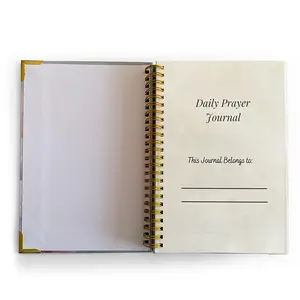 Professionele Fabriek Boek Afdrukken Diensten Planner Notebook Afdrukken Custom Cover Logo Dagboek Gebed Dagboek Dagboek