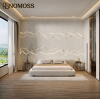 Ensemble de chambre à coucher minimaliste king size, directement de l'usine, mobilier de chambre coordonné pour appartements et projets d'aménagement intérieur