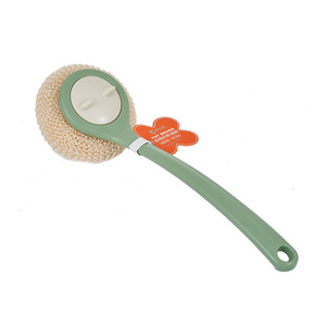 Dishwashing <b>Brush</b> Sponge Long Handle Kitchen <b>Cleaning</b> Tool <b>For</b> Pots And Dishes Lemon Yellow - Product Image 5