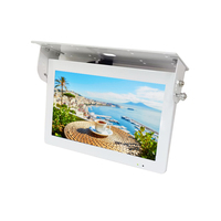 OSK 15,6 pulgadas techo montado Android WiFi bus TV pantalla publicidad LCD Monitor 12V/24V señalización digital bus Monitor
