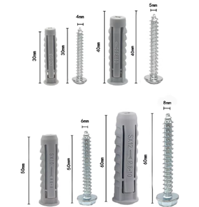 Anclaje <span class=keywords><strong>de</strong></span> Nylon <span class=keywords><strong>de</strong></span> Alta Resistencia para Pared, Tacos <span class=keywords><strong>de</strong></span> Expansión <span class=keywords><strong>de</strong></span> Plástico para Fijación en Paredes <span class=keywords><strong>de</strong></span> Hormigón y Ladrillo - Product Image 5