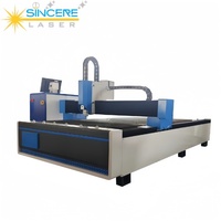 Machine de découpe laser CNC à table unique Steedu 1500*3000mm, type ouvert, 1500W pour la découpe industrielle de tôles en acier, aluminium et laiton