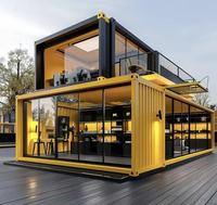 Maison préfabriquée en conteneur au design innovant, imperméable, ignifuge, configuration personnalisée pour l'hébergement des camps de travailleurs