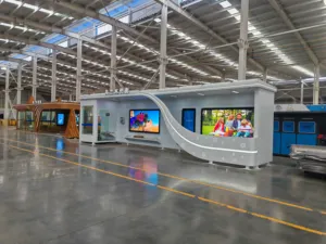 Abri de bus préfabriqué standardisé en acier inoxydable pour les espaces d'attente des transports publics et les aménagements urbains - Product Image 4