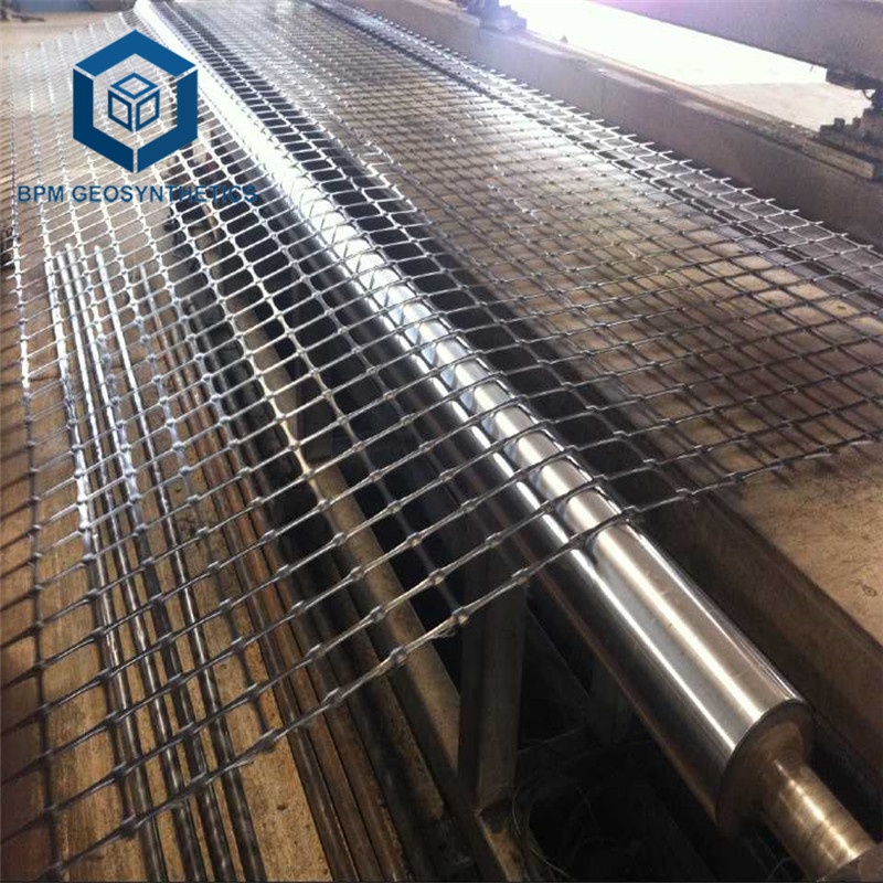 Factory Price Driveway Black HDPE Plastic Biaxial Geogrid for Roads Construction in Tanzania
