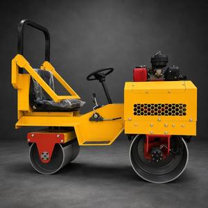 Rodillo Vibratorio Diésel FYL-850, Mini Compactador de Doble Tambor de Acero para Proyectos de Mantenimiento Municipal - Product Image 2