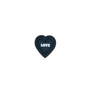 Custom Heart Shape Soft PVC Rubber <b>Patch</b> Debossed Logo Badge for Garments <b>Backpacks</b> Kids Wear - Product Image 1